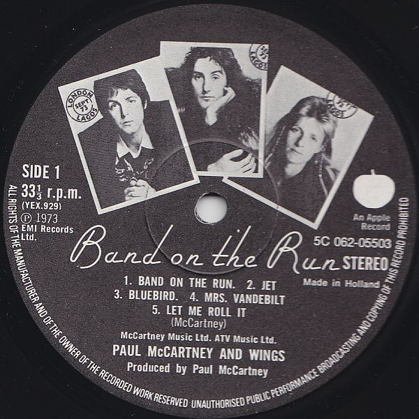 Paul McCartney and Wings - Band on the Run