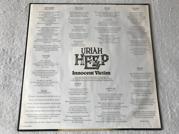 Uriah Heep - Innocent Victim