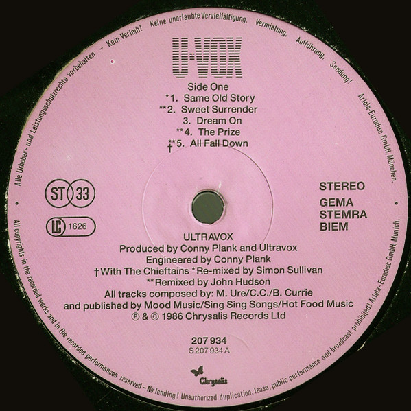 Ultravox - U-Vox