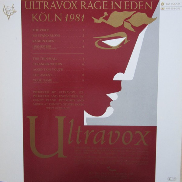 Ultravox - Rage in Eden