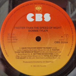 Bonnie Tyler - Faster than the Speed of Night - Afbeelding 2