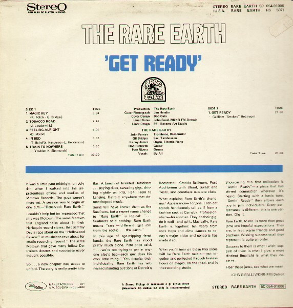 Rare Earth - Get Ready
