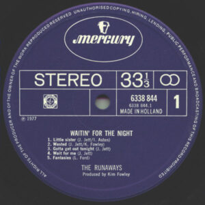 The Runaways - Waitin' for the Night - Afbeelding 2