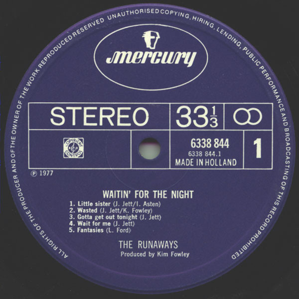The Runaways - Waitin' for the Night