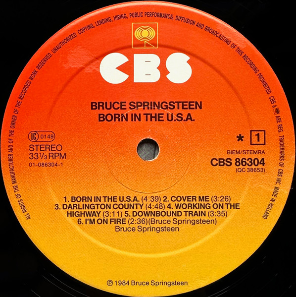 Bruce Springsteen - Born in the U.S.A.
