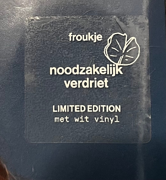 Froukje - Noodzakelijk Verdriet (ltd. edition white vinyl)