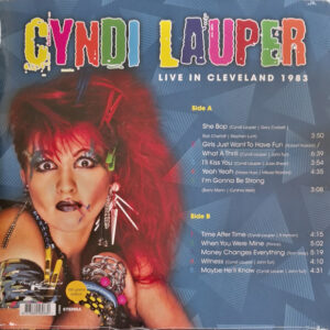 Cindi Lauper - Live in CLeveland 1983 - Afbeelding 1