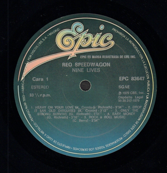 REO Speedwagon - Nine Lives