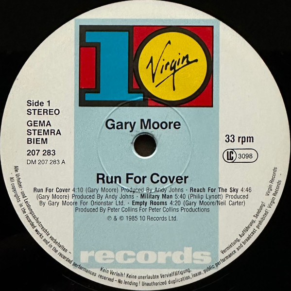 Gary Moore - Run for Cover