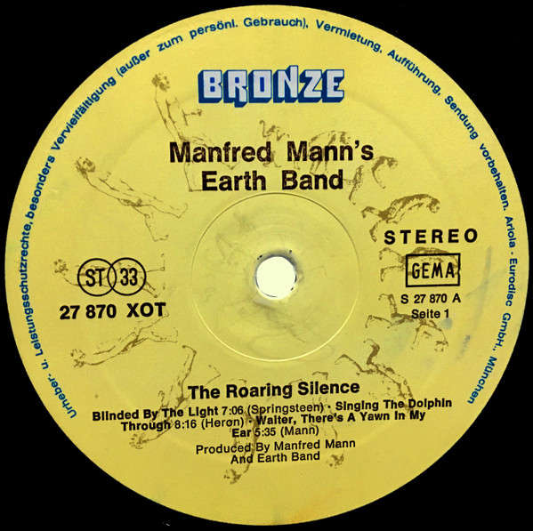 Manfred Mann's Earth Band - The Roaring Silence