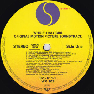 Madonna - Who's that Girl (Original Motion Picure Soundtrack) - Afbeelding 2
