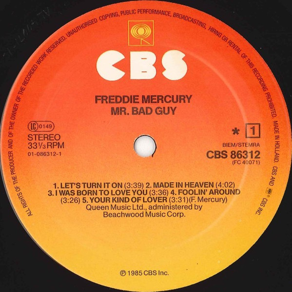 Freddie Mercury - Mr. Bad Guy