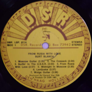 Burt Blanca – From Russia With Love - Afbeelding 2