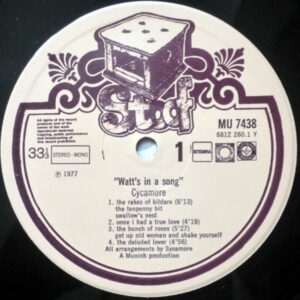 Sycamore – What's In A Song - Afbeelding 2