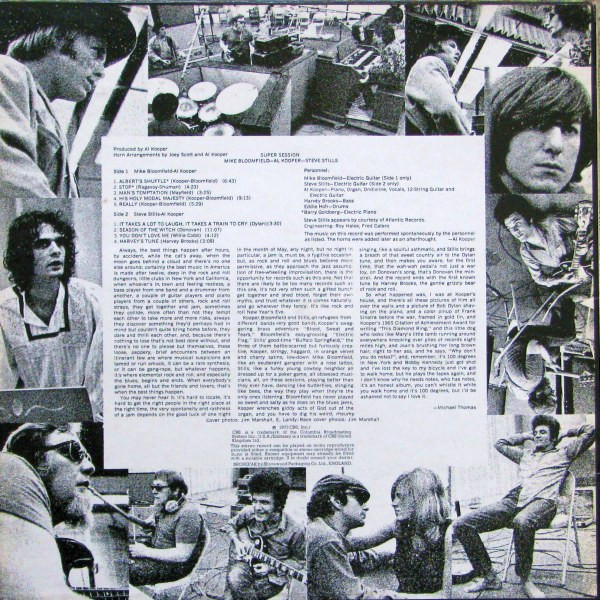 Mike Bloomfield / Al Kooper / Stephen Stills – Super Session