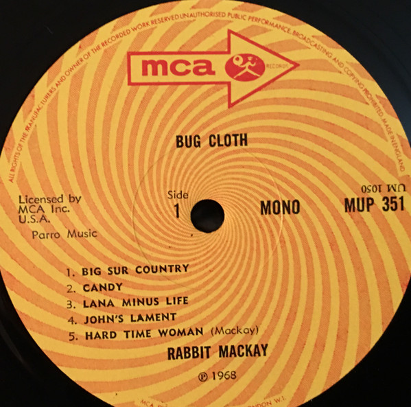 Rabbit Mackay & The Somis Rhythm Band – Bug Cloth