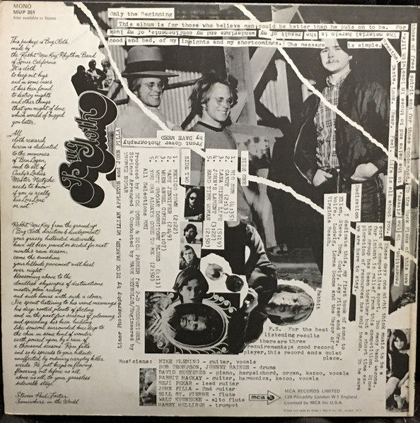 Rabbit Mackay & The Somis Rhythm Band – Bug Cloth