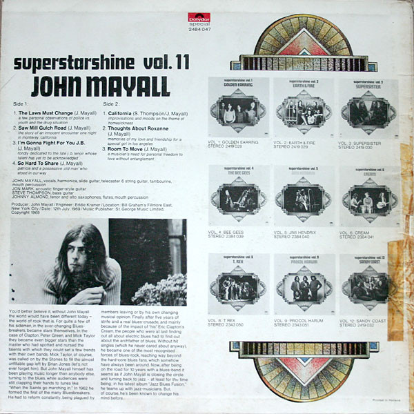 John Mayall – Superstarshine Vol. 11