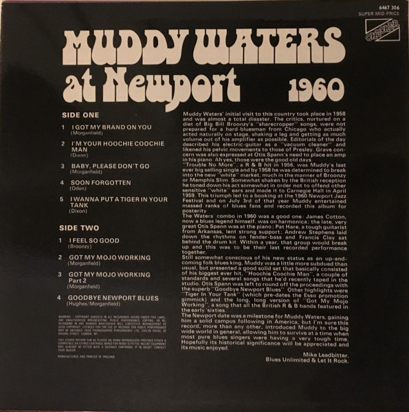Muddy Waters – Muddy Waters At Newport 1960
