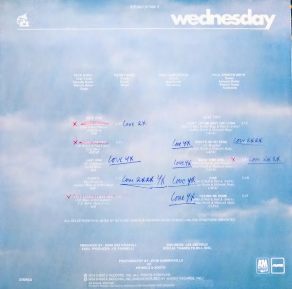 Wednesday – Last Kiss