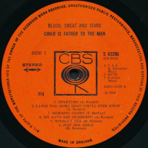 Blood, Sweat And Tears – Child Is Father To The Man - Afbeelding 2