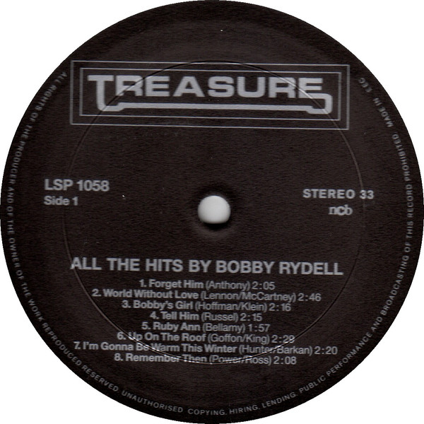 Bobby Rydell – All The Hits