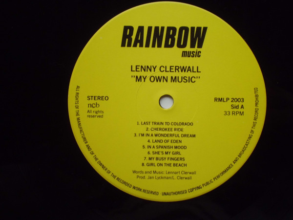 Lenny Clerwall – My Own Music
