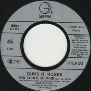 7" | Guns 'n Roses - You Could Be Mine / Civil War - Afbeelding 2