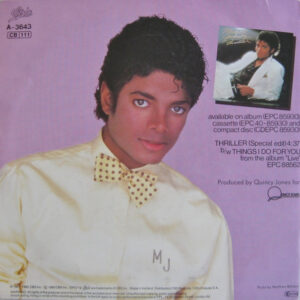 7" | Michael Jackson - Thriller (edit) / Things I do for You - Afbeelding 3