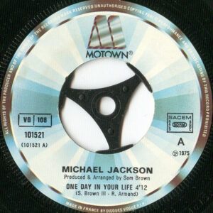7" | Michael Jackson - One Day in Your Life / Dear Michael - Afbeelding 2