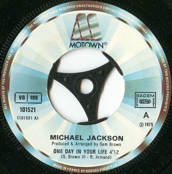 7" | Michael Jackson - One Day in Your Life / Dear Michael