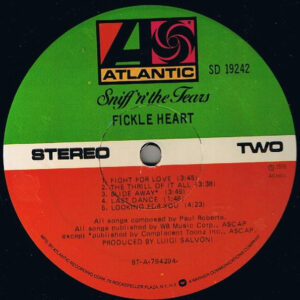 Sniff and the Tears - Fickle Heart - Afbeelding 2