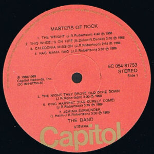 The Band - Masters of Rock - Afbeelding 2