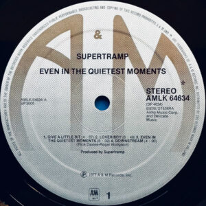 Supertramp - Even in the Quietest Moments - Afbeelding 2