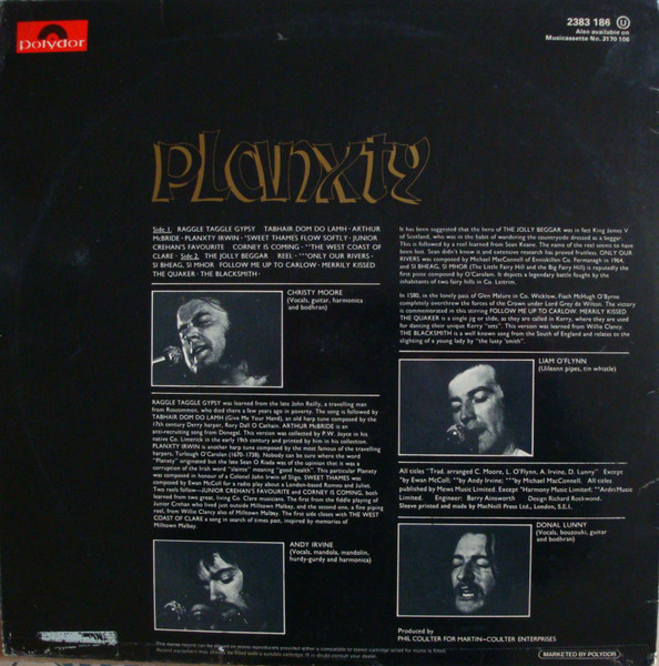 Planxty - Planxty