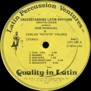 Jose Mangual and Carlos 'Patato' Valdez - Understanding Latin Rhythms (vol. 1) - Afbeelding 2