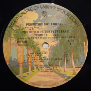 The Peter Peter Ivers Band – Terminal Love - Afbeelding 2