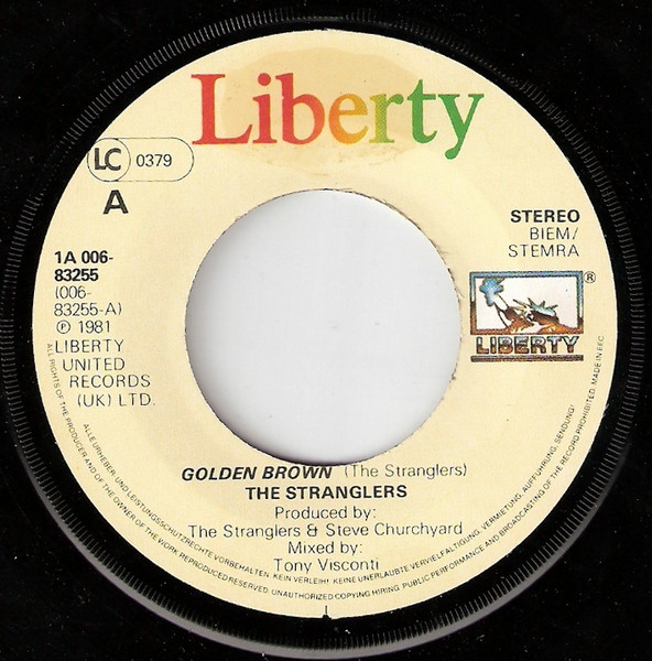 7" | The Strangles - Golden Brown / Love 30