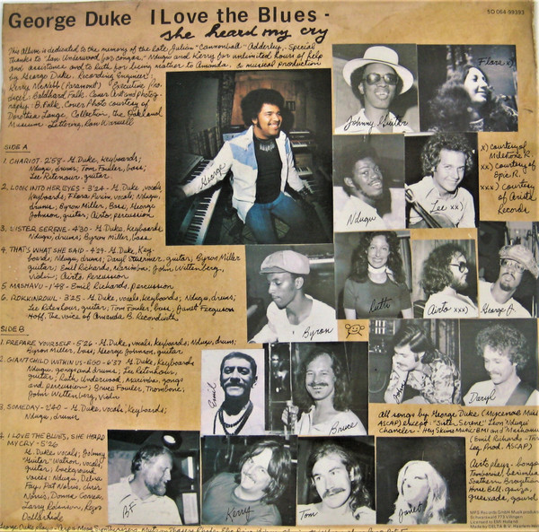 George Duke - I Love the Blues, She Heard my Cry