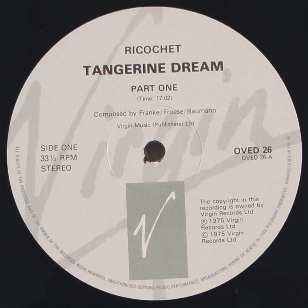 Tangerine Dream - Ricochet
