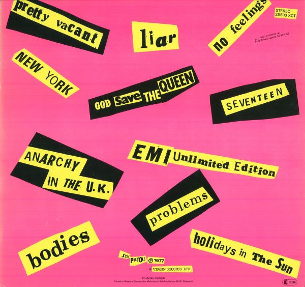 Sex Pistols - Never Mind the Bollocks, here's the Sex Pistols