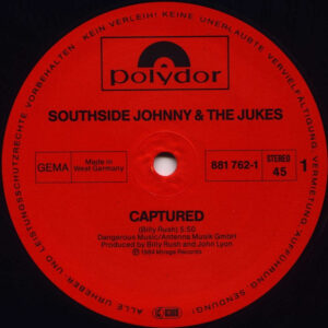 12" | Southside Johnny and the Jukes - Captured / Love is the Drug - Afbeelding 2