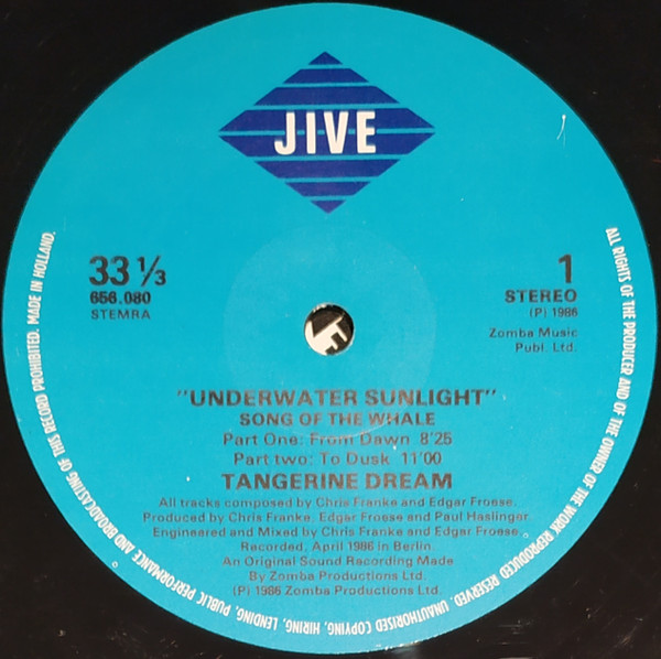 Tangerine Dream - Underwater Sunlight