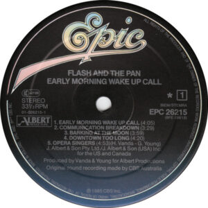 Flash and the Pan - Early Morning Wake Up Call - Afbeelding 2