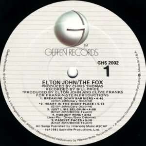 Elton John - The Fox - Afbeelding 2