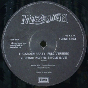 12" | Marillion - Garden Party, the Great Cucumber Massacre - Afbeelding 2