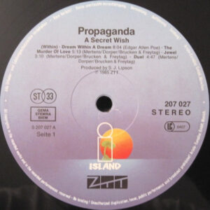 Propaganda - A Secret Wish - Afbeelding 2