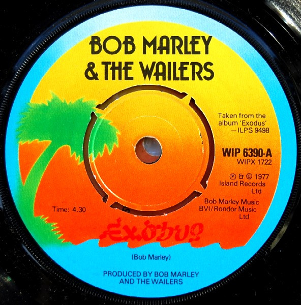 7" | Bob Marley and the Wailers - Exodus / Exodus (instrumental)