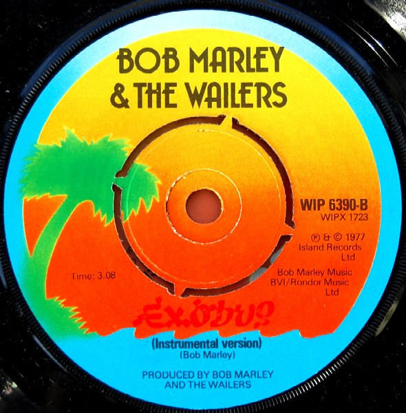 7" | Bob Marley and the Wailers - Exodus / Exodus (instrumental)