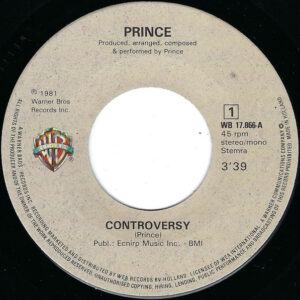 7" | Prince - Controversy / When You were Mine - Afbeelding 2